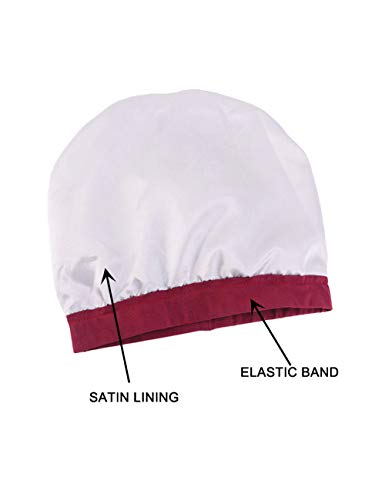 Zhhlaixing 2 Piezas de Gorro de Dormir Slouch Beanie Forro de Satén Sombrero para para Mujeres Hombre Adecuado para Gorras de Maquillaje Cáncer Quimioterapia Pérdida de Cabello
