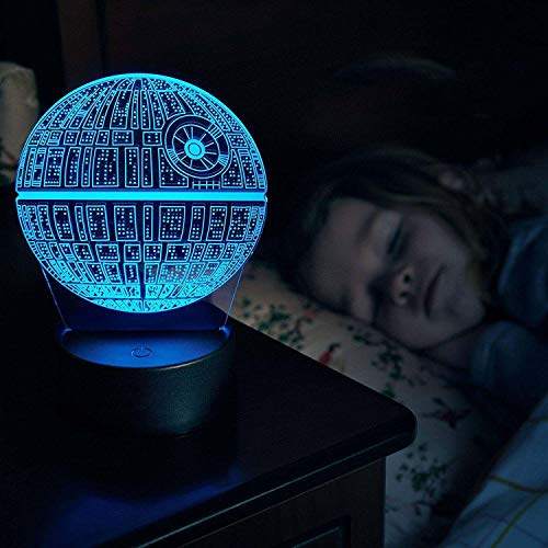 ZHICH Estrella Wars 3D LED Luz De La Noche, Luz De La Noche 3D, 5 La Forma Y 16 Que Cambia con La Distancia para El Hogar Decoración Niños Y Star Wars Fans (5 Paquetes),A