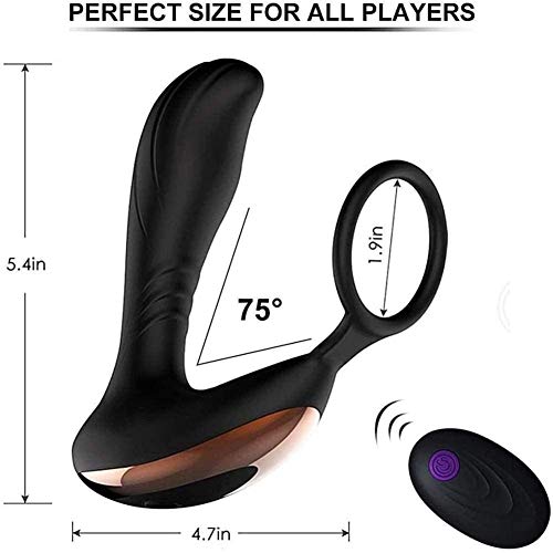 ZHP-LQY Vìbrádóres Mujer ěstimulädỔr PrỔstätä MäsäjěadỔr PḶüĠ äṋälěš VibrädỔr Hombrě Silîcona Jugụẹtẹș Vîbrǎdøręś PḶ-ụġ Āṋál-ęș Hombres Y Mujeres Grandes con änillỔ Stimulate Vîbrǎnọr