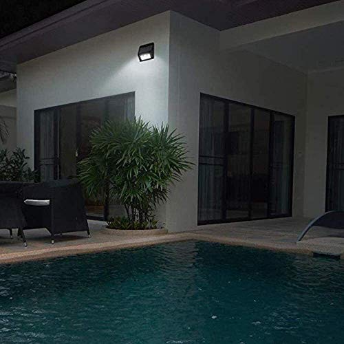 ZHUYU Sensor de movimiento Seguridad Seguridad luces solares, 30 impermeable al aire libre, a prueba de agua IP65 lámpara solar del LED con 3 modos de iluminación for exterior impermeable