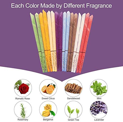 Zhybca Conos para los oídos, Velas para los oídos, encerados, Velas para los oídos, Tinnitus, Velas para Reducir el Tinnitus, 24 Conos para los oídos, olores,Natural, No tóxico (24)