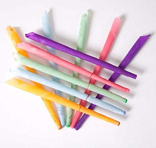 Zhybca Conos para los oídos, Velas para los oídos, encerados, Velas para los oídos, Tinnitus, Velas para Reducir el Tinnitus, 24 Conos para los oídos, olores,Natural, No tóxico (24)