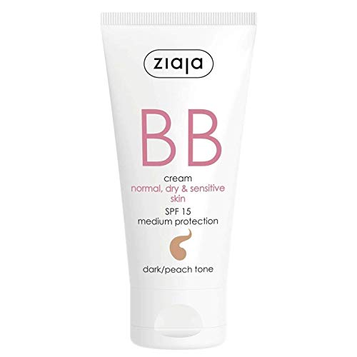 Ziaja Bb Cream Pieles Normales, Secas y Sensibles SPF15 Tono Oscuro 50 ml (ZCB16223)