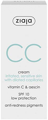 Ziaja Cc Cream Correctora para Pieles Irritadas y Sensibles 50 ml