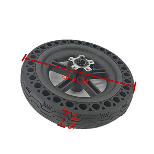 Zidao Eléctrico Scooters De Neumáticos A Prueba Explosiones, La Rueda Conjunto Que Incluye Pastillas Freno Adecuados para Sustitución Trasera Scooter,A