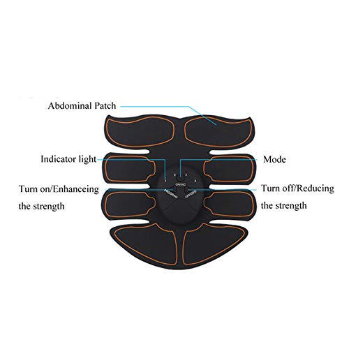 Zidao Máquina de Entrenamiento de los músculos, Entrenador de los músculos del Brazo Massagestimulator eléctrica eliminación de aparatos de Ejercicios de Culturismo,Negro