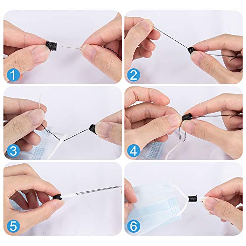 ZIIDOO 250 cierres de cordón con Caja de Almacenamiento, topes de silicona, ajustador de cordón de hebilla redonda, tapón de silicona para bandas elásticas, cierre antideslizante, 10 estilos