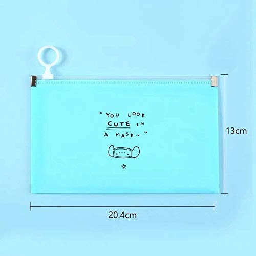 Zilosconcy Bolsas de Almacenamiento Desechables, Bolsa para prevenir la contaminación Caja A Prueba de Polvo Fácil de Llevar (Multicolor1, 13x20.5cm)