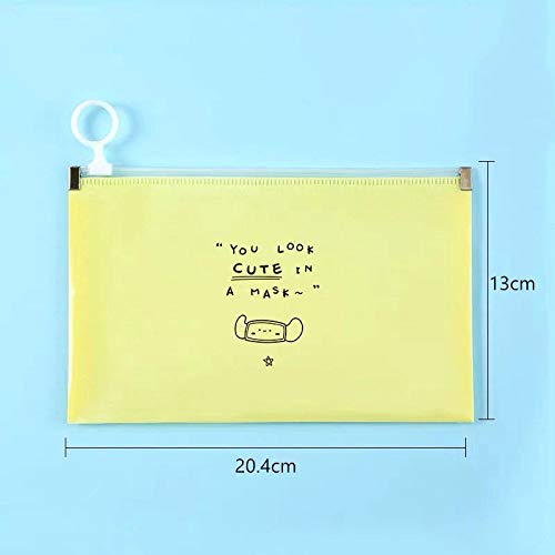 Zilosconcy Bolsas de Almacenamiento Desechables, Bolsa para prevenir la contaminación Caja A Prueba de Polvo Fácil de Llevar (Multicolor1, 13x20.5cm)