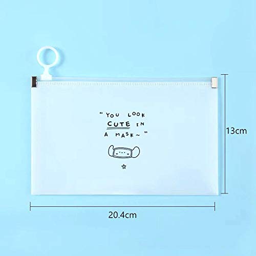 Zilosconcy Bolsas de Almacenamiento Desechables, Bolsa para prevenir la contaminación Caja A Prueba de Polvo Fácil de Llevar (Multicolor1, 13x20.5cm)