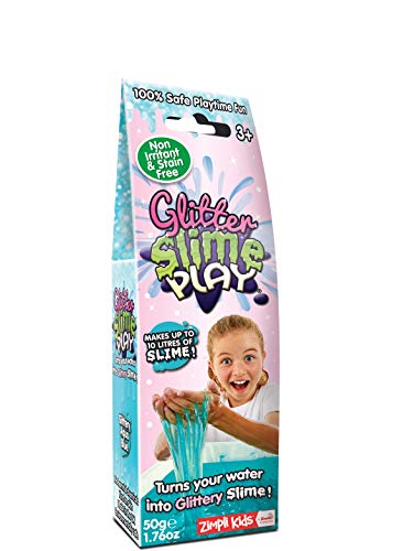 Zimpli Kids Glitter Slime Play - Polvos para hacer slime con purpurina, hasta 10 litros de slime