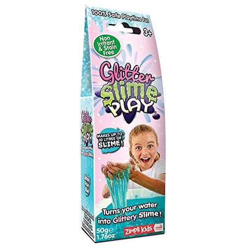 Zimpli Kids Glitter Slime Play - Polvos para hacer slime con purpurina, hasta 10 litros de slime