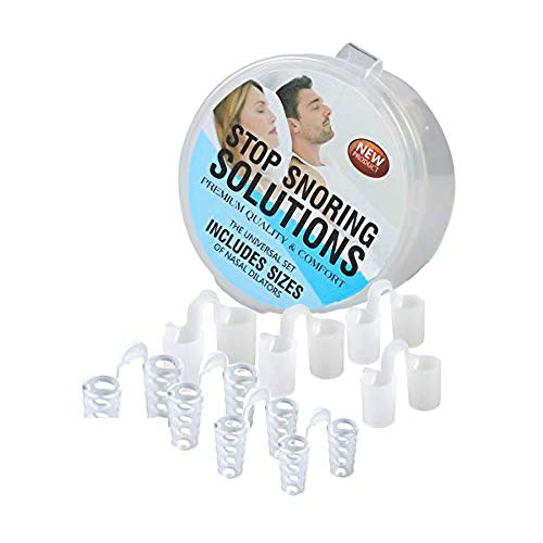 ZITFRI - 8 Dilatadores Nasales Antironquidos, Dispositivo Antironquidos, para Dormir Mejor