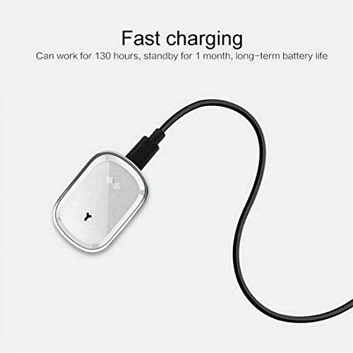 ZJN.DD Pulseras repelentes de Mosquitos, Pulseras ultrasónicas de Carga USB para Mosquitos, Reloj Inteligente antimosquitos para Adultos, niños Embarazadas. (Negro)