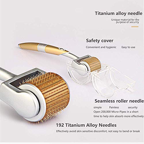 ZNBLLH Microneedling Derma Roller Needles, Microneedling Pen Anti Arrugas Acné Cicatrices Celulitis estimula colágeno y elastina, 1.5mm