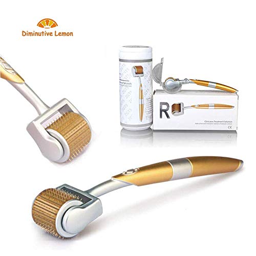 ZNBLLH Titanium Derma Roller 192 agujas, para el cuidado de la piel tratamiento de pérdida de cabello, cicatrices de acné, arrugas, antienvejecimiento, 0,2 mm