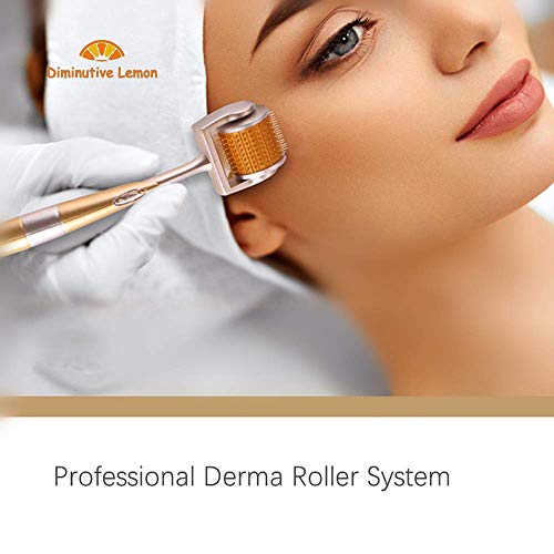 ZNBLLH Titanium Derma Roller 192 agujas, para el cuidado de la piel tratamiento de pérdida de cabello, cicatrices de acné, arrugas, antienvejecimiento, 0,2 mm