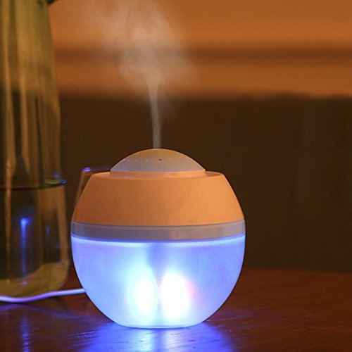 ZODOF Humidificador Ultrasónico Aromaterapia,Difusor de Aroma Aceites Esenciales con Vapor Frío, Ambientador,Humidificador Bebes, Hogar, Oficina,Bebé etc