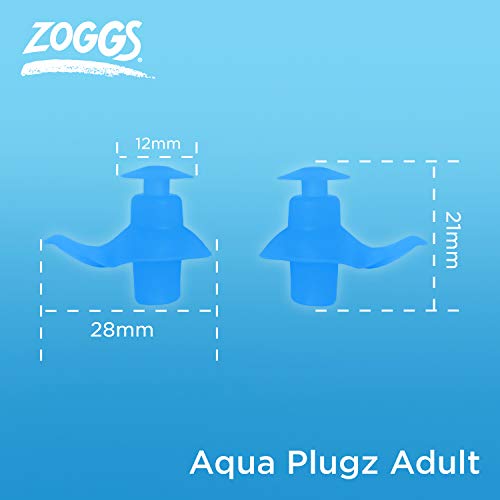 Zoggs Aqua Plugs Tapones, Azul