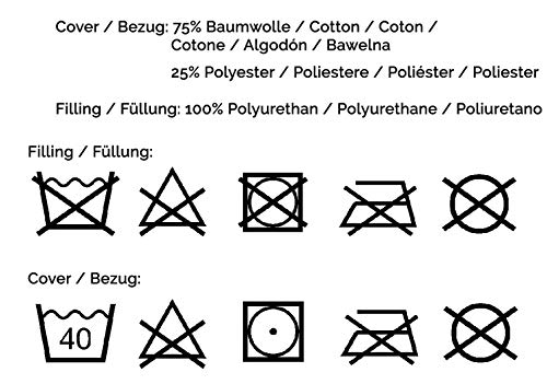 ZOLLNER Cojín ortopédico para hemorroides, viscoelástico, Funda Extraible