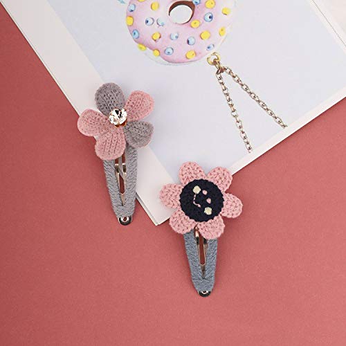 Zooawa Horquilla de Pelo Multifuncional, [10 PACK] Accesorios Trenzados para Cabello con Varias Dibujos Animados, Horquillas Ideales para Niña en Casa o al Aire Libre – Colorido