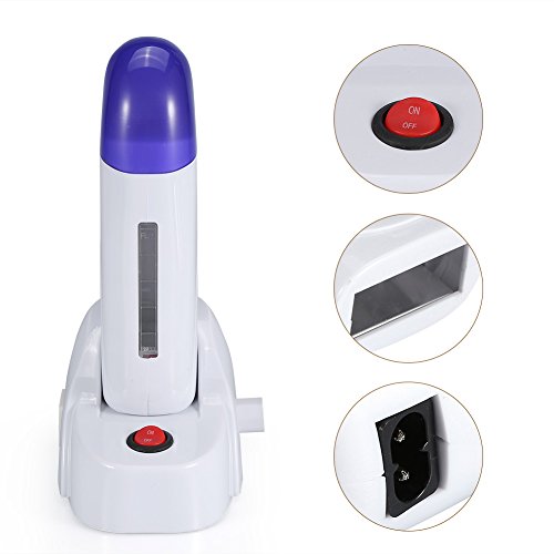 Zouminyy 3 Tipos de Calentador de Cera Depilación Cuerpo Rodillo de Pelo Mini Máquina Calefacción Automática Para Mujeres Hombres Bikini Pierna Brazos Hogar Spa(Tres lugares 220v)