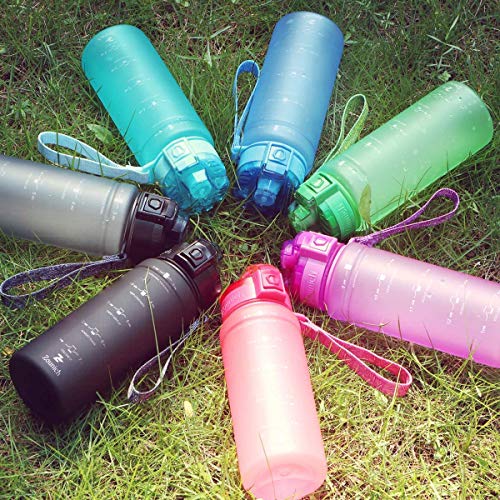 ZOUNICH Botella Agua Deporte, Botella Agua Niños sin BPA Reutilizable Plástico Tritan - 500 ml / 700 ml / 1 l / 1.2 l, Cantimploras para Te con Filtro, para Infantil, Gimnasio, Bicicleta