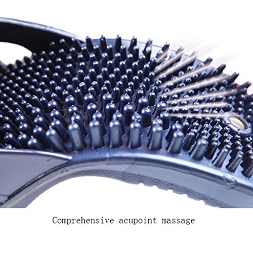 ZPEE Chanclas de Masaje Par de Zapatillas de Masaje Masculino Versión Modelos de baño Ducha Zapatos Punto de acupuntura reflexología podal magnética baño de Verano Cubierta Zapatillas de Ducha
