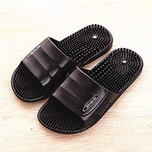 ZPEE Chanclas de Masaje Par de Zapatillas de Masaje Masculino Versión Modelos de baño Ducha Zapatos Punto de acupuntura reflexología podal magnética baño de Verano Cubierta Zapatillas de Ducha
