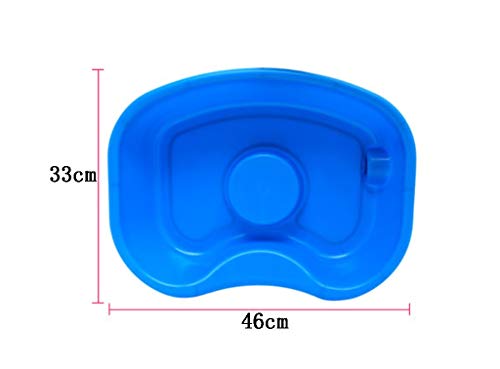 ZQMYD LYX@ Lavamanos, Engrosamiento, Cama Vieja, Lavabo, Cama Plana, champú, Paciente, Cuidado del hogar, Adulto, Cama, Lavar el Cabello, lavamanos, engrosar, Embarazada, Azul, peluquería, niño