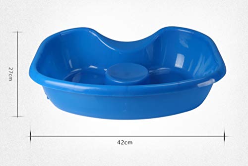 ZQMYD LYX@ Lavamanos, Lavamanos Parálisis Parálisis Uso del Paciente Anciano Enfermería Doméstica Mujer Embarazada Peluquería Niño acostado en la Cama Champú Azul Cielo