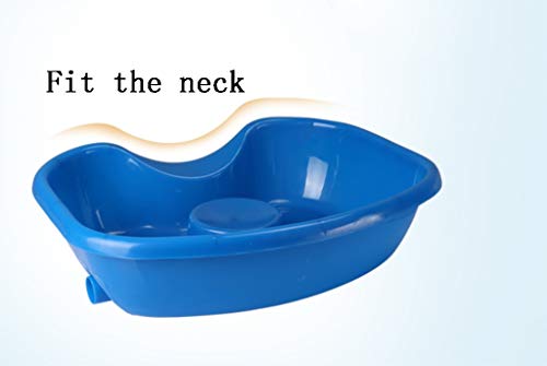 ZQMYD LYX@ Lavamanos, Lavamanos Parálisis Parálisis Uso del Paciente Anciano Enfermería Doméstica Mujer Embarazada Peluquería Niño acostado en la Cama Champú Azul Cielo