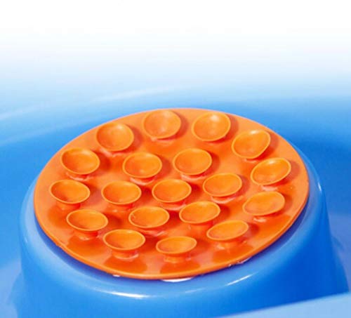 ZQMYD LYX@ Lavamanos Plano, Champú Artefacto Lecho Adulto Paciente Lavamanos Anciano Parálisis Paciente Cama Hogar Niño Mujer Embarazada Champú de enfermería Azul con Masaje Punto Flotante