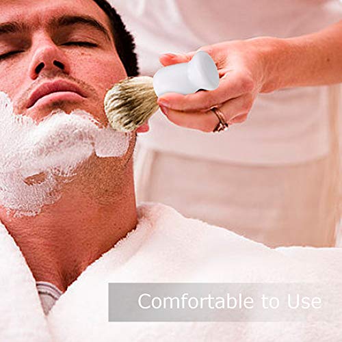 zroven Herramientas de afeitado para soporte de cepillo de afeitar húmedo para hombres y cepillo para barba de pelo