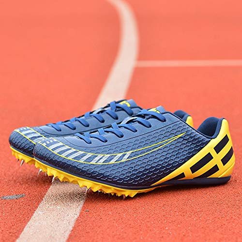 ZRSH Zapatillas De Atletismo 8 Clavos, Zapatos con Clavos Unisex Zapatillas Profesionales De Atletismo para Correr Zapatillas De Salto Largo,001,41EU