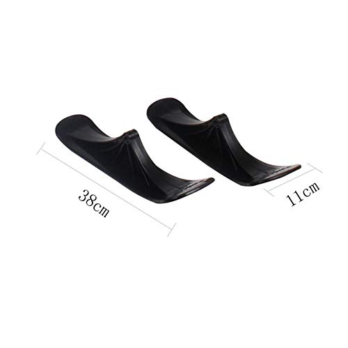 ZSLGOGO Juego de esquí Black Snow, Accesorios de Trineo de esquí, Patinete de Nieve de Doble Uso para niños para Bicicletas de Equilibrio, Deportes en la Nieve