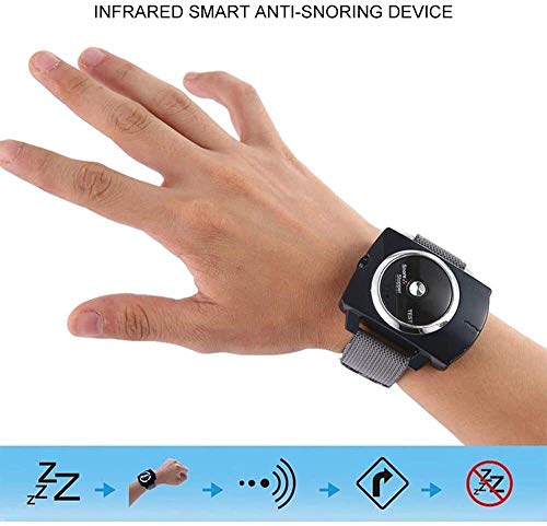 ZT Dispositivo Anti ronquido Muñequera, Infrarrojos biosensor Inteligentes Anti tapón ronquidos Ayuda Ray Detecta contra Reloj Dormir for Hombres y Mujeres (Size : 3PCS)