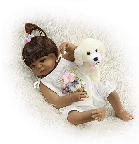 ZTBXQ Belleza Cuidado Personal Muñeca Realista Hecha A Mano   56 Cm 22"Muñecas Renacidas Muñecas de Vinilo de Silicona Completas   Bebés Reborn Realistas Niñas Bañarse Juguete   Boca