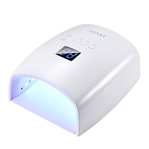 ZTING Nail Light,for Gel Nail Polish Nail Dryer Curing Lamp with 3 Timers Auto Sensor LED Digital Display Wireless LED Nail Lamp