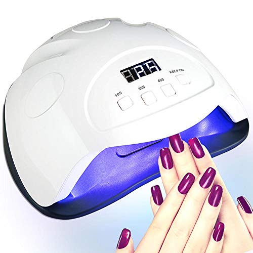 ZTING UV LED Nail Lamp,For Manicure 80W LED Nail Dryer,Smart Automatic Sensor Nail Dryer for Gels Polishes Wiht 4 Timer Setting