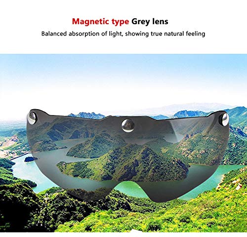 ZXHH Casco de Bicicleta Helmet Ciclismo montaña con Visera Magnética Seguridad Ajustable Desmontable Deporte Gafas de Protección Unisex Cascos Bici Adultos Patineta Patines,Certificación CE 58-61cm