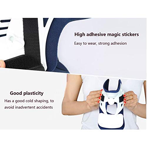 ZXLLAFT Collar de Cuello Cervical - Dispositivo de Tracción de Cuello Cervical y Soporte de Cuello - lo Mejor para Soporte de Cuello - Alivia el Dolor y la Presión en la Columna,S