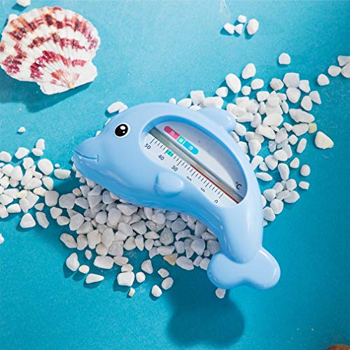 ZXY Metro De La Temperatura del Agua del Bebé, Personalidad Bañera Tabla Bebé Recién Nacido Baño De Temperatura De Medición De Agua Flotante De Doble Uso De Los Niños Niño Niña Y,Azul