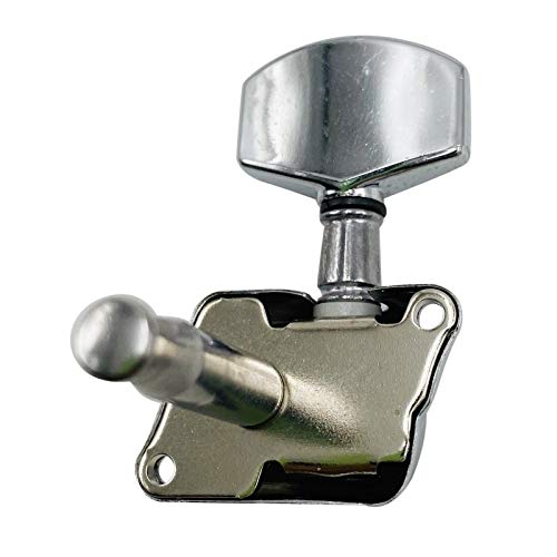 ZYCX123 La sustitución de Accesorios del Instrumento Musical 6pcs Cabeza de la Guitarra Semi-Cerrado Tono de la Guitarra botón Tuner