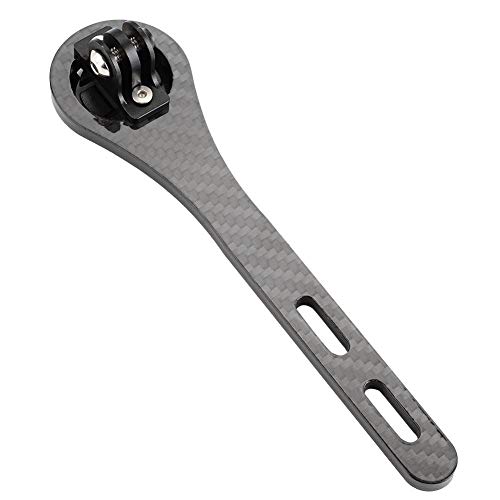 Zyyini Bike Computer Mount Front Stem, Bike Odometer Extension Flashlight Holder Acción Camera Holder Bicycle Light Holder para Bicicletas de montaña Bicicletas de Carretera(for Garmin)