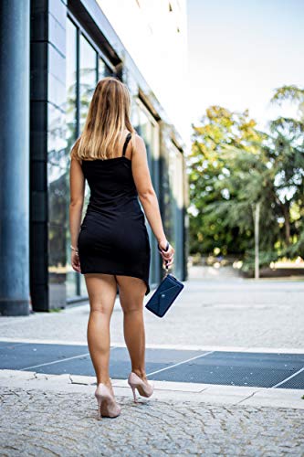 Zziccalu Monedero Mujer Grande con Bloqueo RFID. Cartera de Mujer para movil portadocumentos y Tarjetero RFID. Monederos de Mujer Cuero Cartera Minimalista Chica con Billetera. Idea de Regalos Mujer