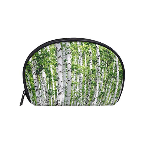 ZZKKO - Bolsa de cosméticos con compartimento para cosméticos, bolsa de maquillaje, bolsa de maquillaje, bolsa con cremallera, para adolescentes y mujeres multicolor 8"x5.5"x2.5"