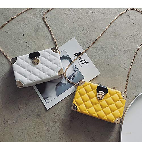 Zzlynk sm all bag caja pequeña sutura de costura de coche casual hombro bolso cuadrado pequeño cuero de pu color sólido concha dura diagonal bolso femenino blanco moda damas bolso especial