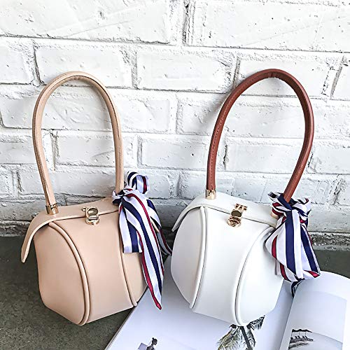 Zzylynk s mall bag bloqueo de moda creativa nuevo bolso redondo pequeño hit color bufanda de seda linternas portátiles bolso blanco moda damas bolso especial