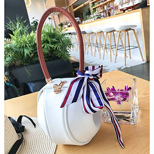 Zzylynk s mall bag bloqueo de moda creativa nuevo bolso redondo pequeño hit color bufanda de seda linternas portátiles bolso blanco moda damas bolso especial